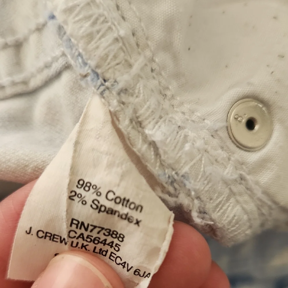 J. Crew Blue And White Floral Pants - Picture 3 of 6